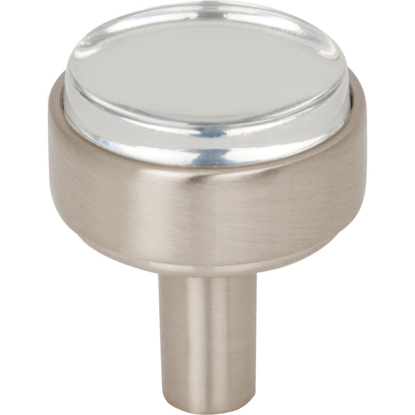 1-1/8" Diameter Satin Nickel Carmen Cabinet Knob