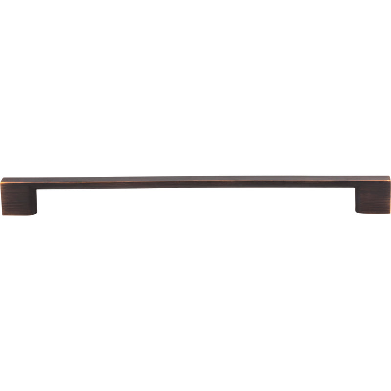 256 mm Center-to-Center Brushed Oil Rubbed Bronze Square Sutton Cabinet Bar Pull