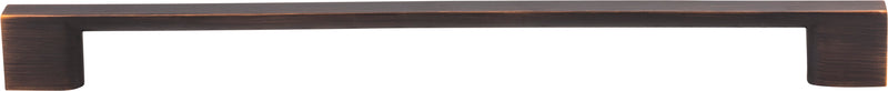 256 mm Center-to-Center Brushed Oil Rubbed Bronze Square Sutton Cabinet Bar Pull