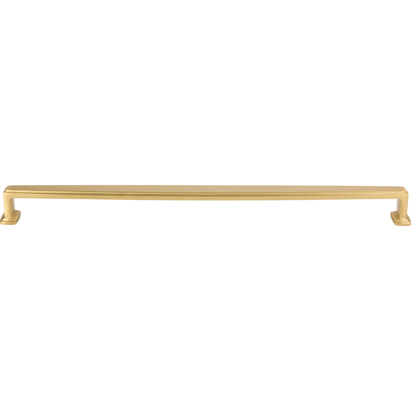 18" Center-to-Center Brushed Gold Richard Appliance Handle
