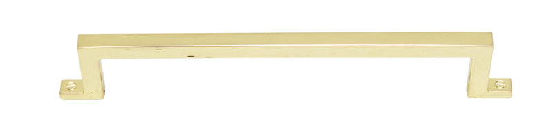 Campaign Bar Pull 6 5/16 Inch (c-c) Polished Brass