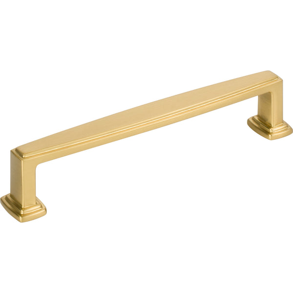 128 mm Center-to-Center Brushed Gold Richard Cabinet Pull