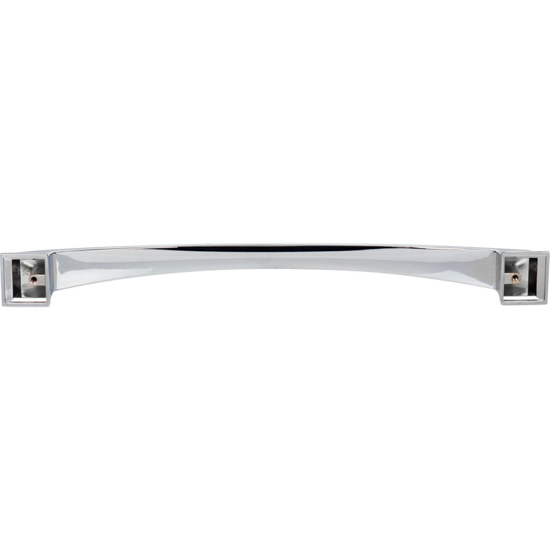 12" Center-to-Center Polished Chrome Arched Roman Appliance Handle