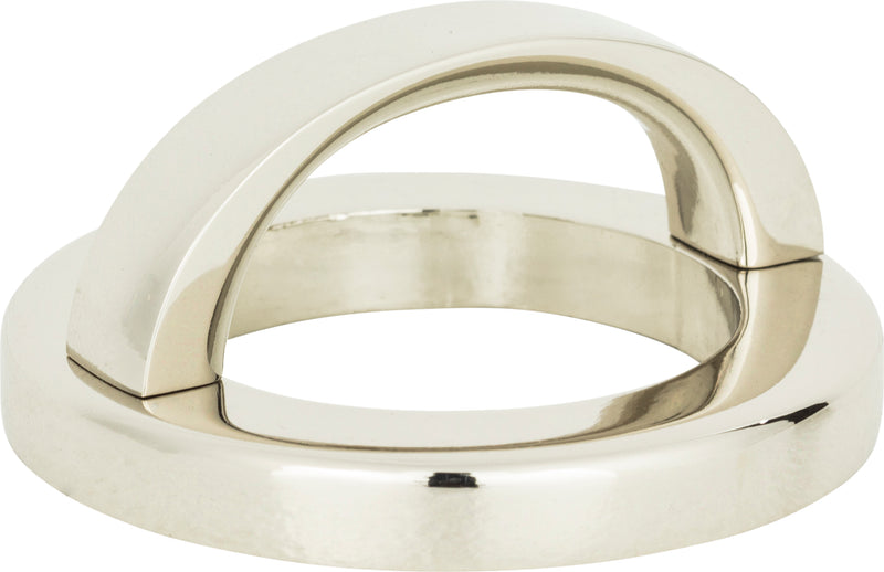 Tableau Round Base and Top 1 13/16 Inch (c-c) Polished Nickel