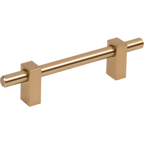 96 mm Center-to-Center Satin Bronze Larkin Cabinet Bar Pull