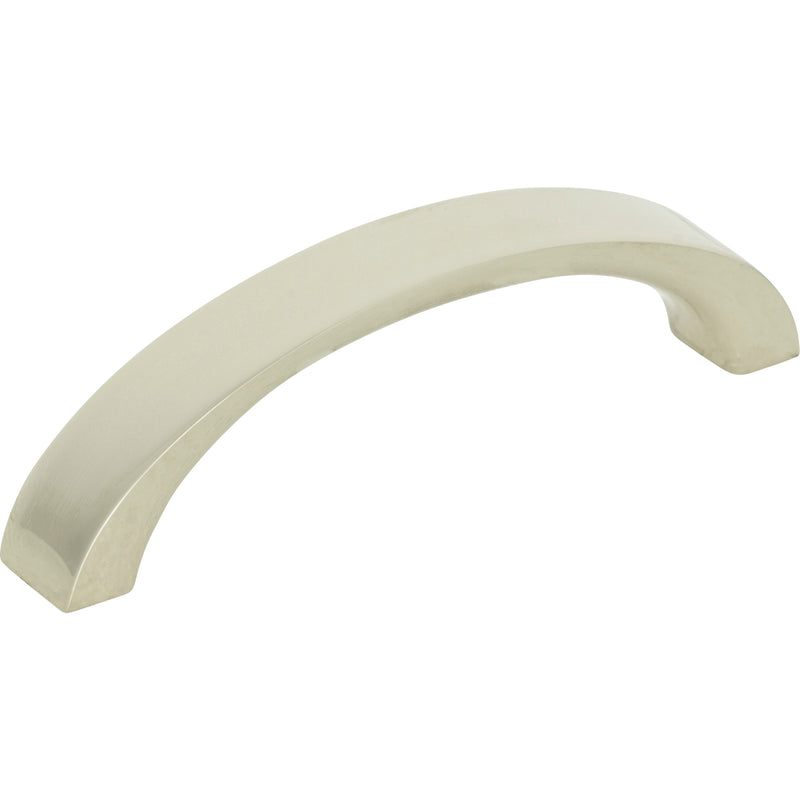 Tableau Curved Pull 2 1/2 Inch (c-c) Polished Nickel