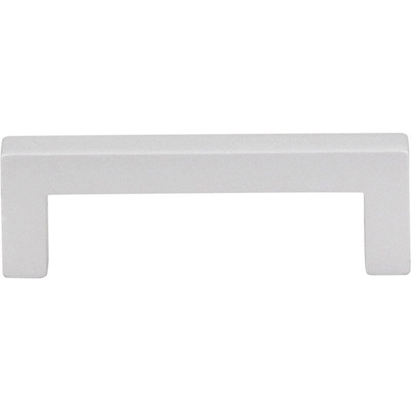 3" Center-to-Center Matte Silver Square Stanton Cabinet Bar Pull