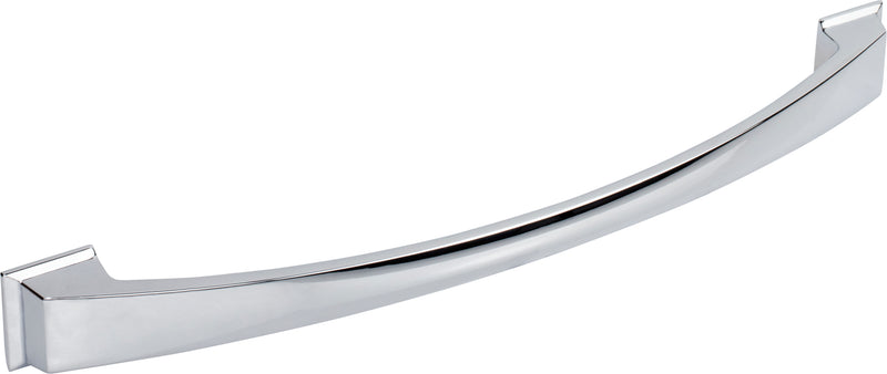 12" Center-to-Center Polished Chrome Arched Roman Appliance Handle