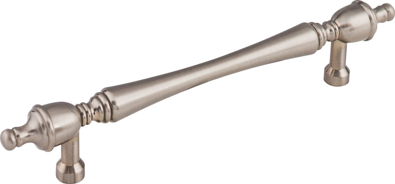 Somerset Finial Pull 7 Inch (c-c) Brushed Satin Nickel