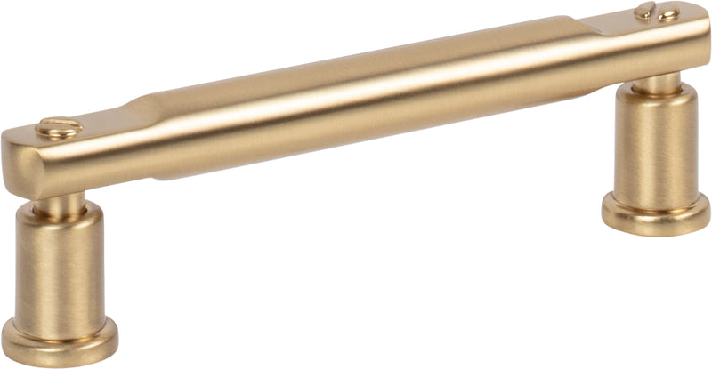 Everitt Pull 3 3/4 Inch (c-c) Warm Brass