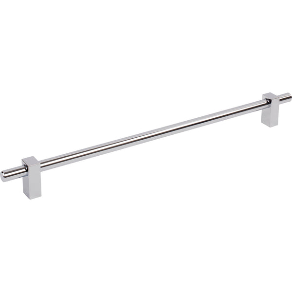 305 mm Center-to-Center Polished Chrome Larkin Cabinet Bar Pull