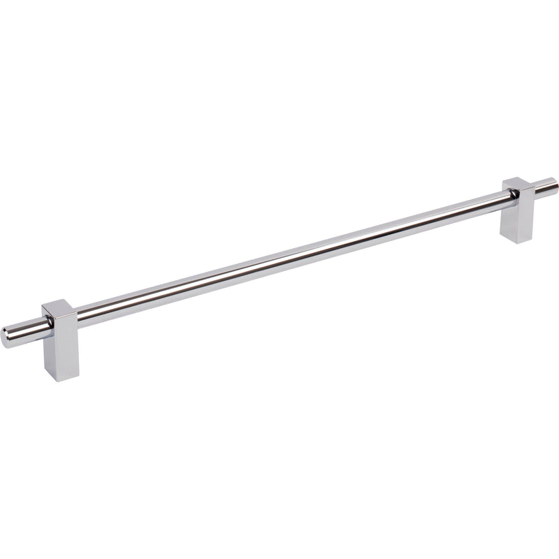 305 mm Center-to-Center Polished Chrome Larkin Cabinet Bar Pull