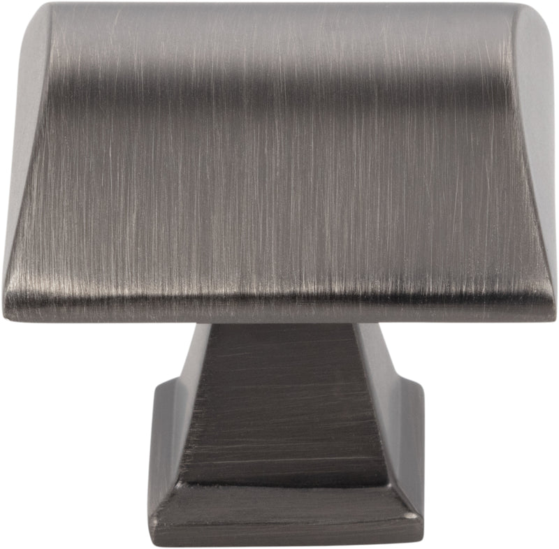 1-1/4" Overall Length  Brushed Pewter Roman Cabinet Knob