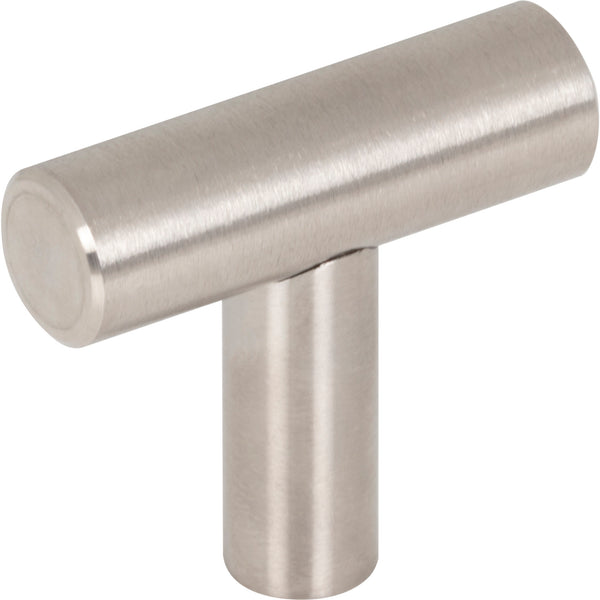 1-9/16" Overall Length Hollow Stainless Steel Naples Cabinet "T" Knob