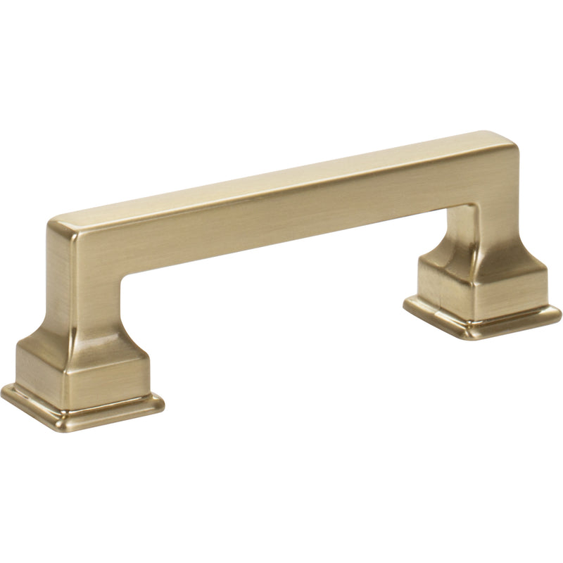 Erika Pull 3 Inch (c-c) Warm Brass