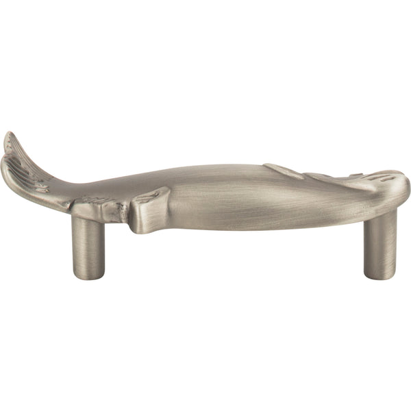 Fish Pull 3 Inch (c-c) Pewter