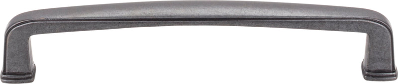 128 mm Center-to-Center Gun Metal Square Milan 1 Cabinet Pull