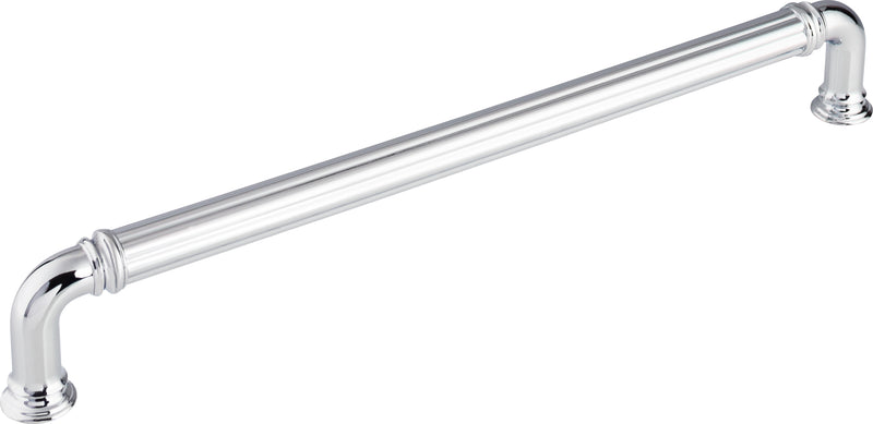 Reeded Appliance Pull 12 Inch (c-c) Polished Chrome