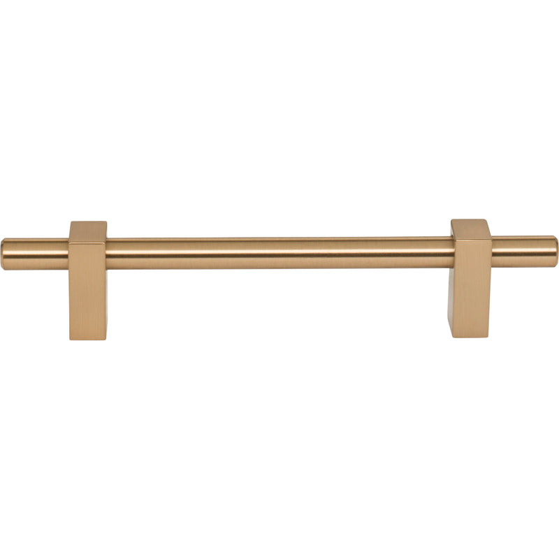 128 mm Center-to-Center Satin Bronze Larkin Cabinet Bar Pull