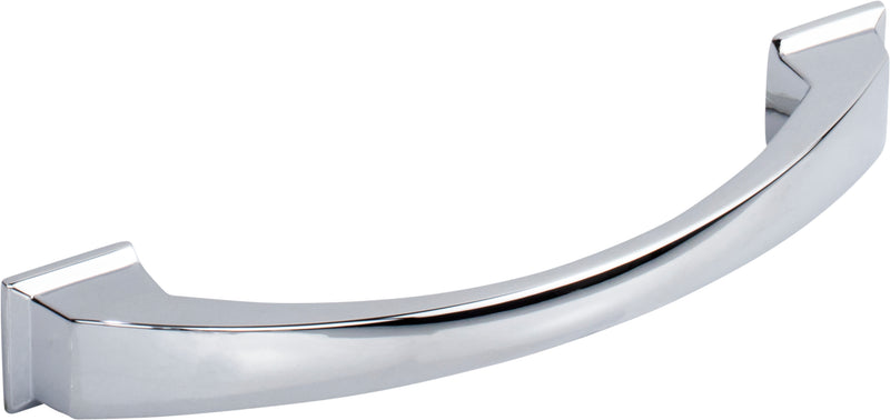 128 mm Center-to-Center Polished Chrome Arched Roman Cabinet Pull