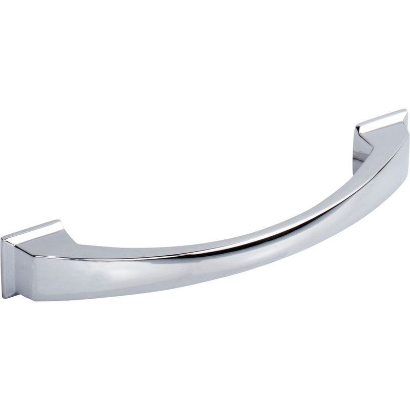 128 mm Center-to-Center Polished Chrome Arched Roman Cabinet Pull