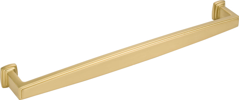 12" Center-to-Center Brushed Gold Richard Appliance Handle