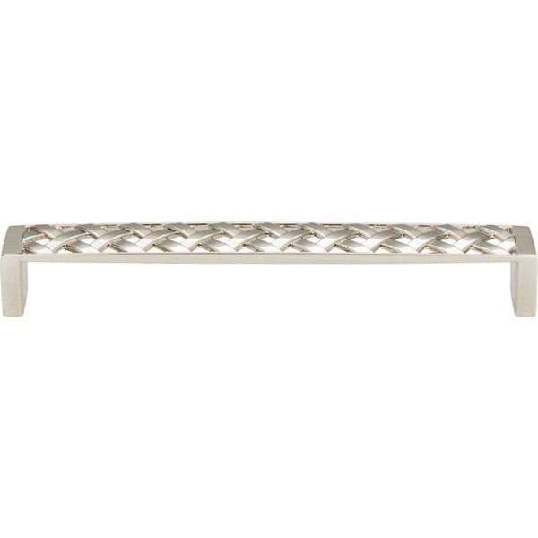 Lattice Pull 6 5/16 Inch (c-c) Polished Nickel