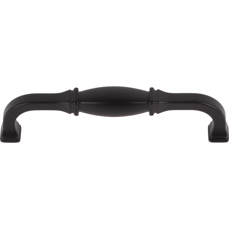 128 mm Center-to-Center Matte Black Audrey Cabinet Pull