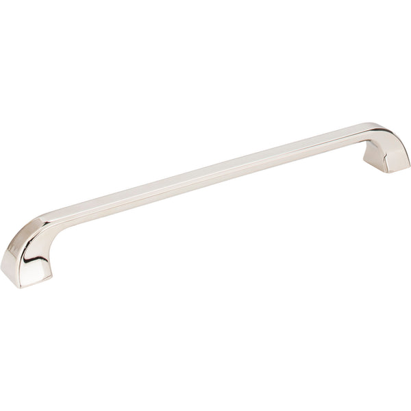 224 mm Center-to-Center Polished Nickel Square Marlo Cabinet Pull