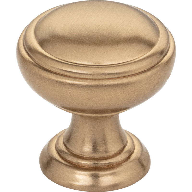 1-1/4" Diameter Satin Bronze Tiffany Cabinet Knob