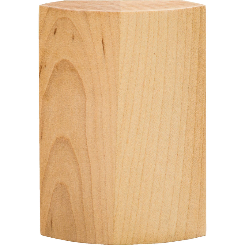 2-11/16" W x 7/8" D x 4" H Oak Radius Transition Block