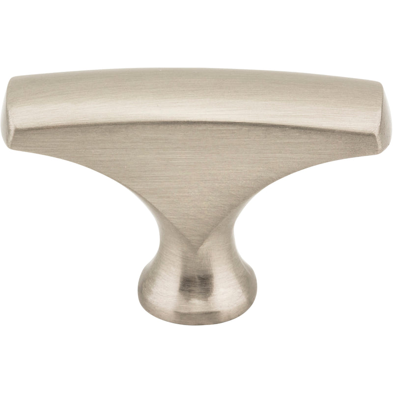 1-5/8" Overall Length Satin Nickel Aiden Cabinet "T" Knob
