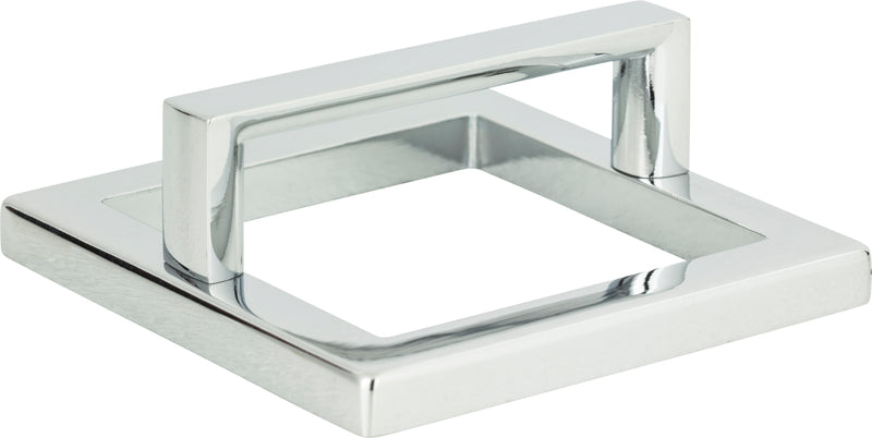 Tableau Square Base and Top 2 1/2 Inch (c-c) Polished Chrome