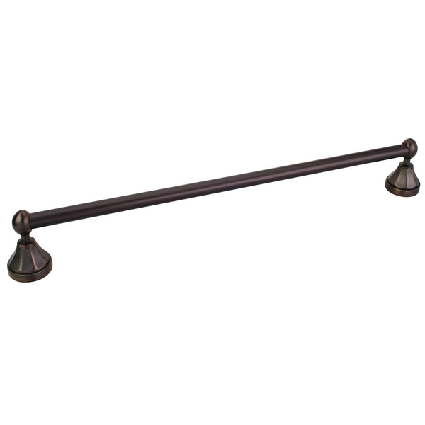 Newbury Brushed Oil Rubbed Bronze 18" Single Towel Bar - Retail Packaged