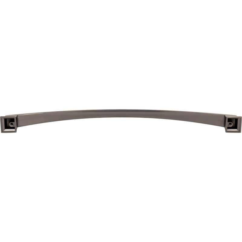 305 mm Center-to-Center Brushed Pewter Arched Roman Cabinet Pull