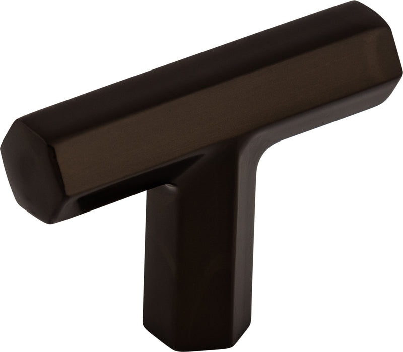 Lydia T Shape Knob 1 3/4 Inch Oil Rubbed Bronze