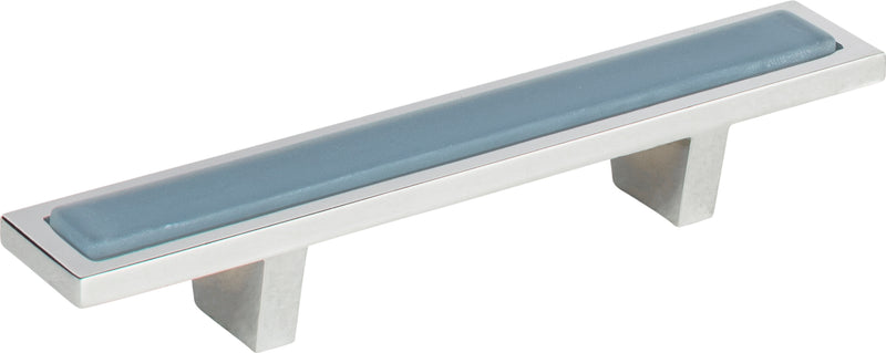 Spa Blue Pull 3 Inch (c-c) Polished Chrome