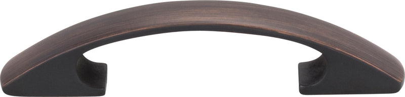 3" Center-to-Center Brushed Oil Rubbed Bronze Arched Strickland Cabinet Pull