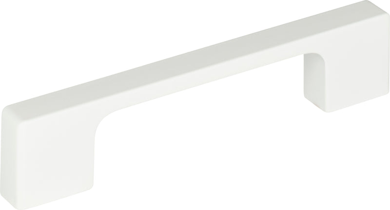 Thin Square Pull 3 3/4 Inch (c-c) High White Gloss