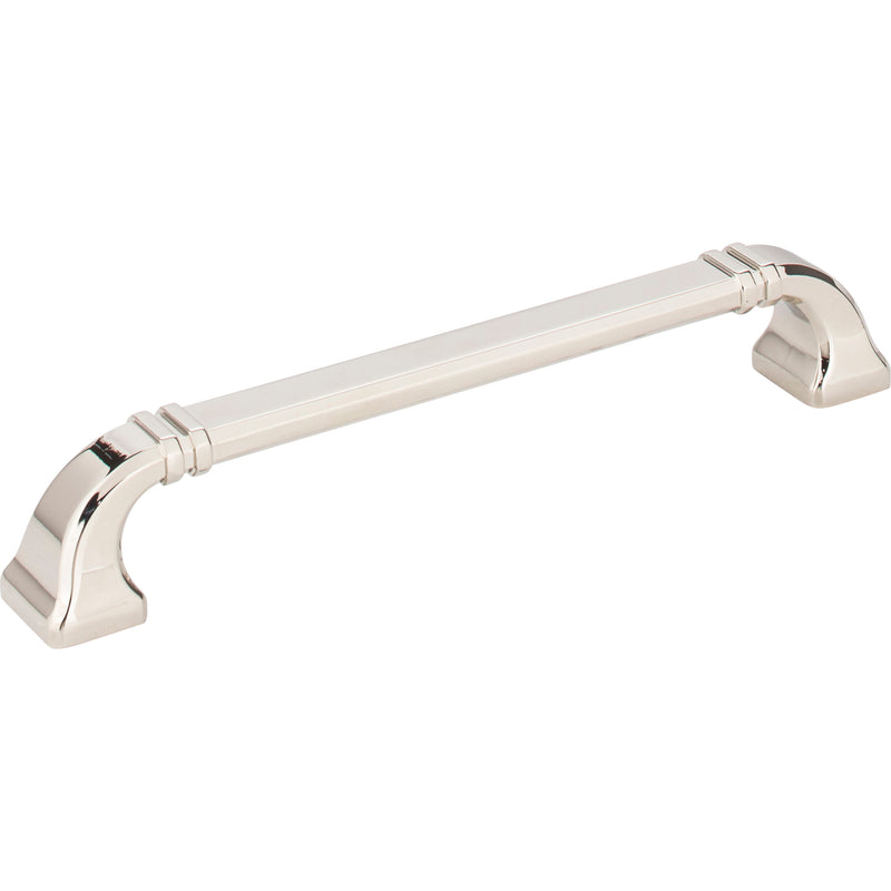 160 mm Center-to-Center Polished Nickel Ella Cabinet Pull