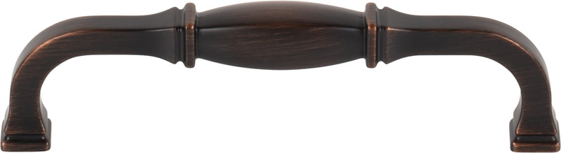 128 mm Center-to-Center Brushed Oil Rubbed Bronze Audrey Cabinet Pull