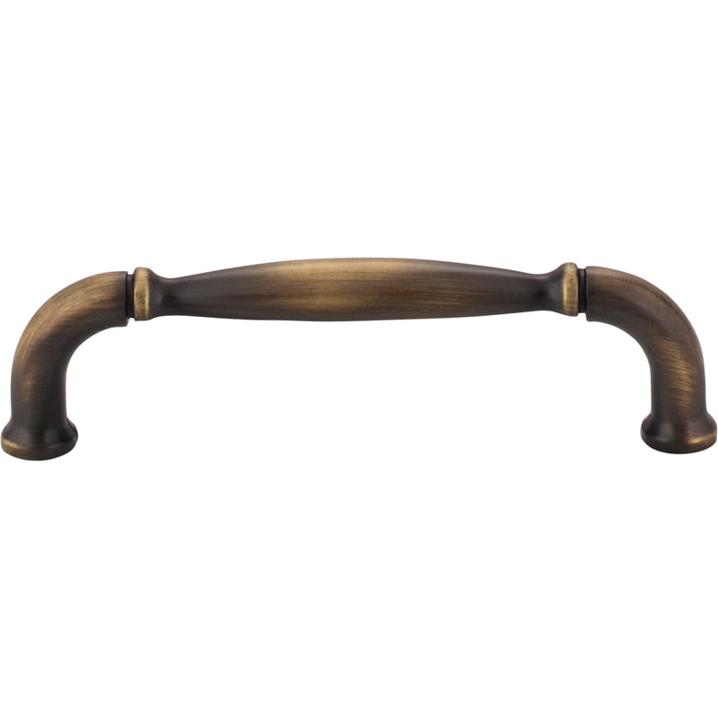 96 mm Center-to-Center Antique Brushed Satin Brass Chesapeake Cabinet Pull