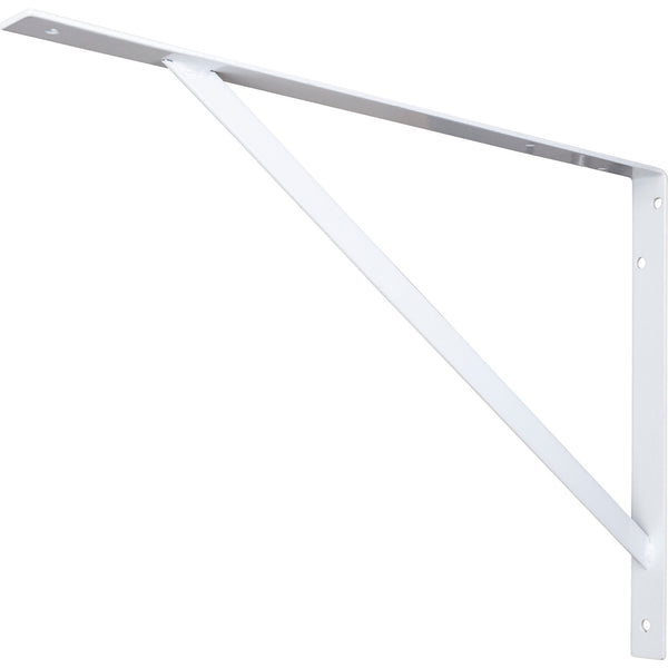 White Heavy-Duty Shelf Utility Bracket