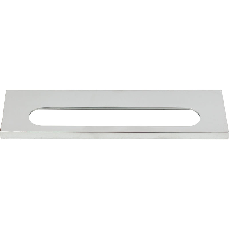 Modern Square Edge Tab Pull 5 1/16 Inch (c-c) Polished Chrome