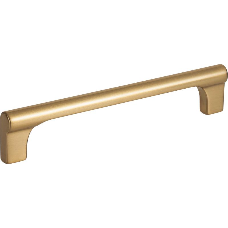 Whittier Pull 5 1/16 Inch (c-c) Warm Brass