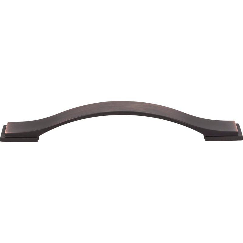 160 mm Center-to-Center Brushed Oil Rubbed Bronze Strap Mirada Cabinet Pull