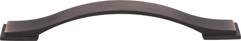 160 mm Center-to-Center Brushed Oil Rubbed Bronze Strap Mirada Cabinet Pull