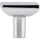 1-1/4" Overall Length Polished Chrome Walker 1 Square Knob