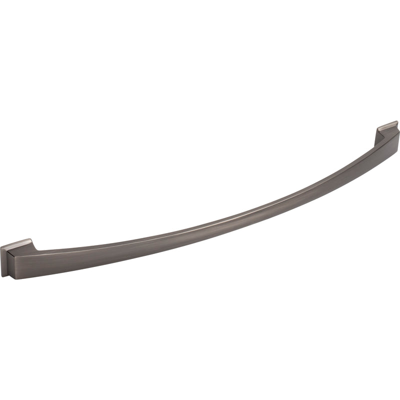 305 mm Center-to-Center Brushed Pewter Arched Roman Cabinet Pull