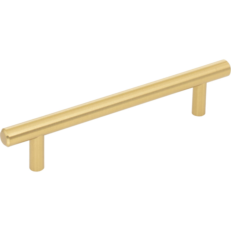 128 mm Center-to-Center Brushed Gold Naples Cabinet Bar Pull